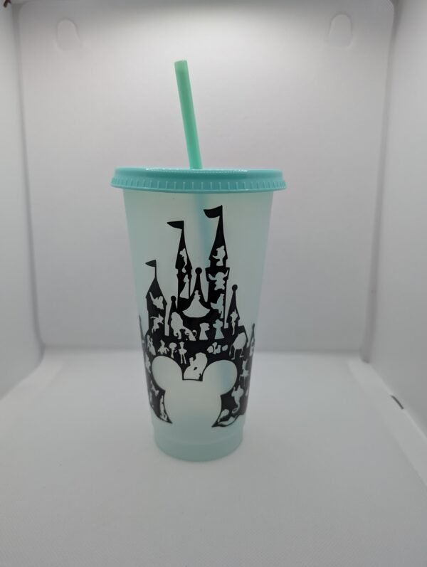 customizable colour changing 24oz cup with Disney design