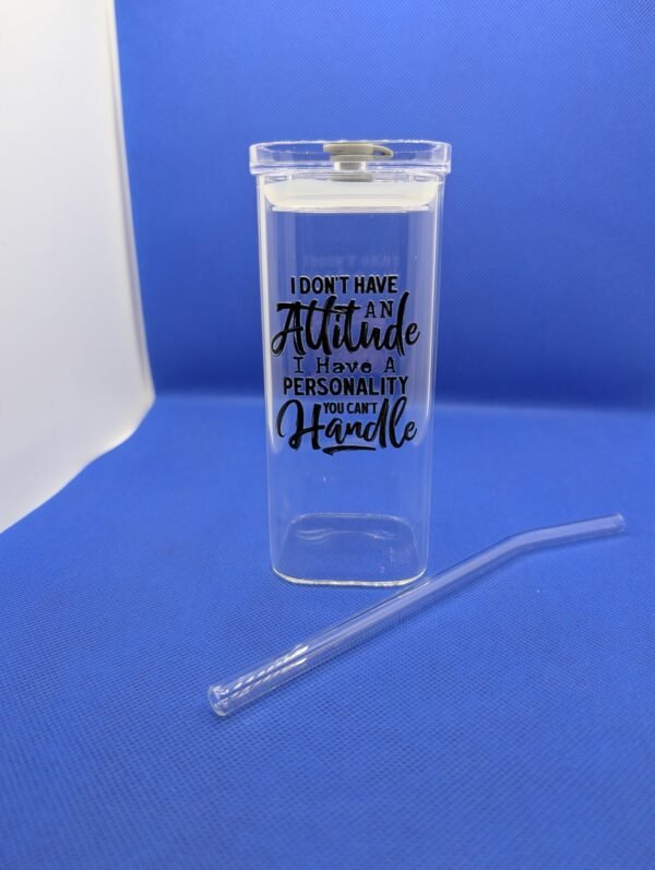 Inspirational Quotes on Square Glass Cups: Sip with Motivation